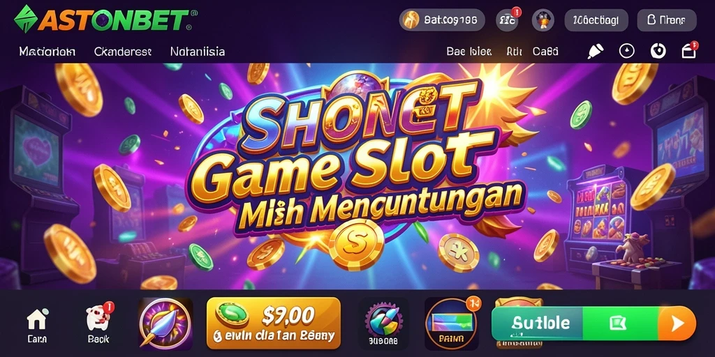Tampilan gameplay Slot ASTONBET yang mengasyikkan dan penuh warna.
