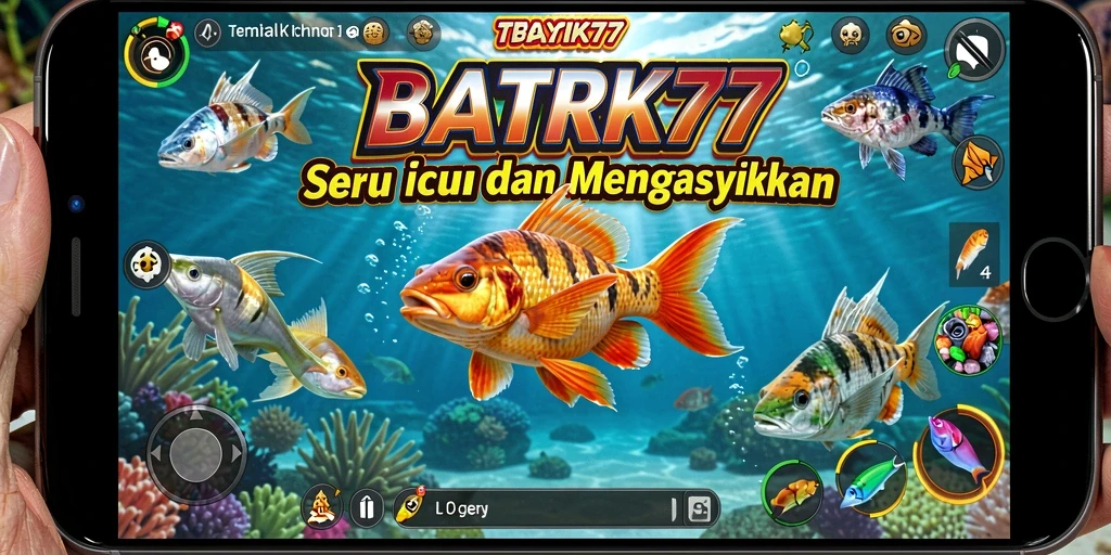 Tangkapan layar gameplay Tembak Ikan yang menakjubkan.