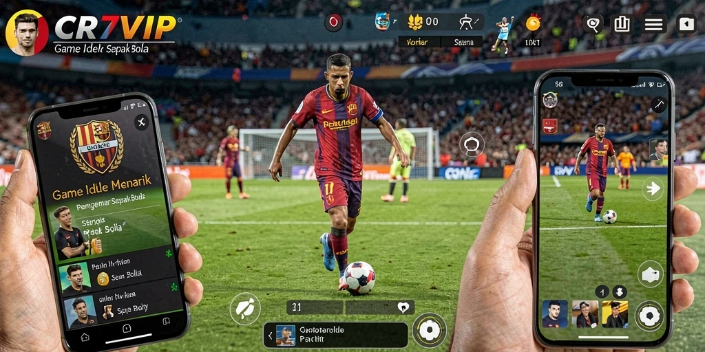Tampilan gameplay CR7VIP yang menarik dan menghibur.