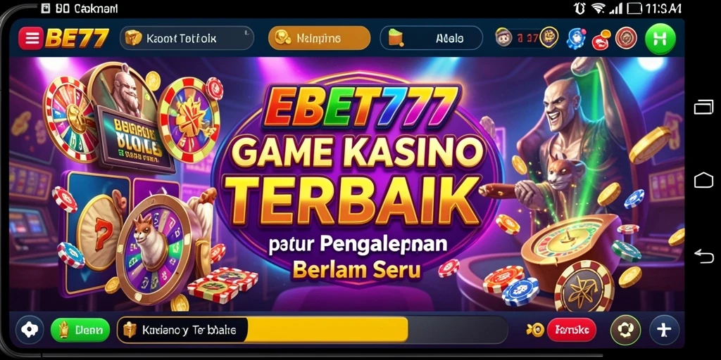Screenshot gameplay EBET777 menampilkan keseruan permainan Kasino yang mendebarkan.
