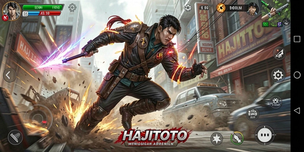 Gameplay mendebarkan dari HAJITOTO dengan aksi penuh semangat.