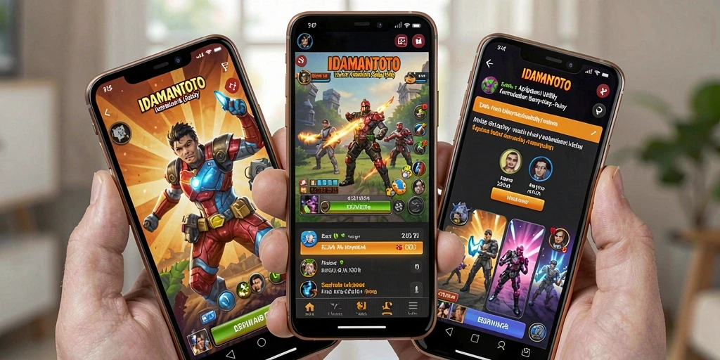 Screenshot utama IDAMANTOTO menampilkan fitur pengingat tugas yang memudahkan pengguna.