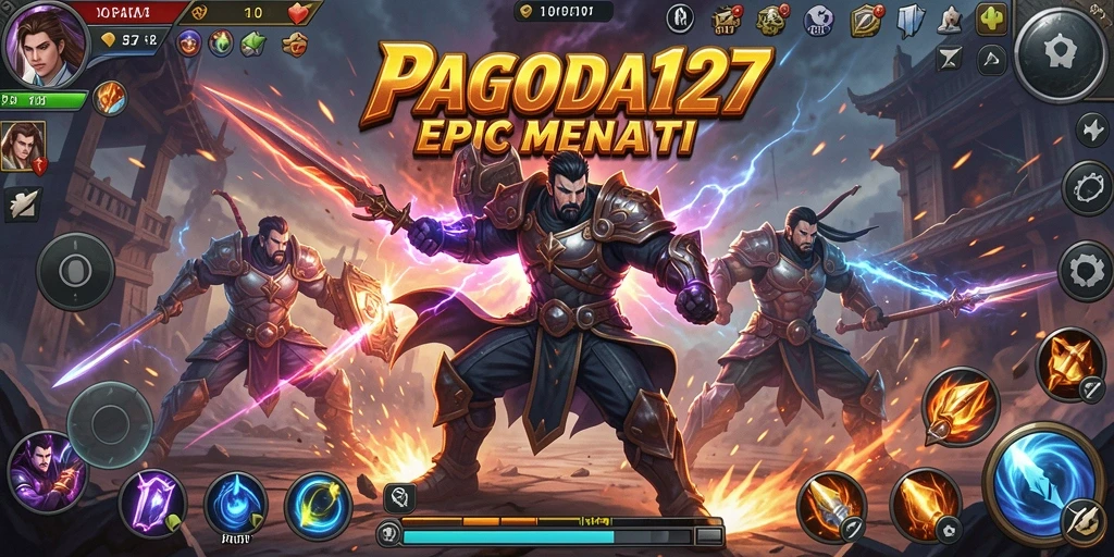 Tampilan aksi seru dari gameplay PAGODA127 yang memukau.