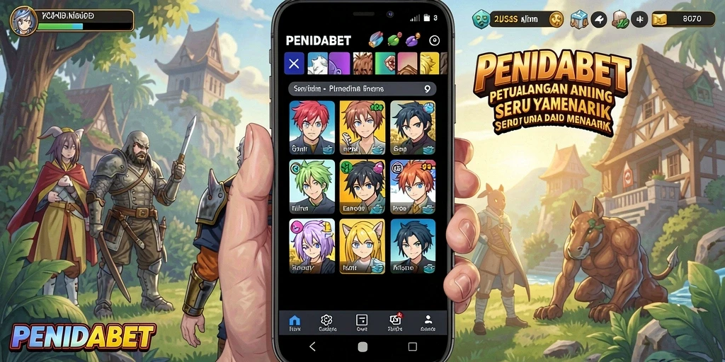 Tampilan gameplay PENIDABET yang menakjubkan dan seru.