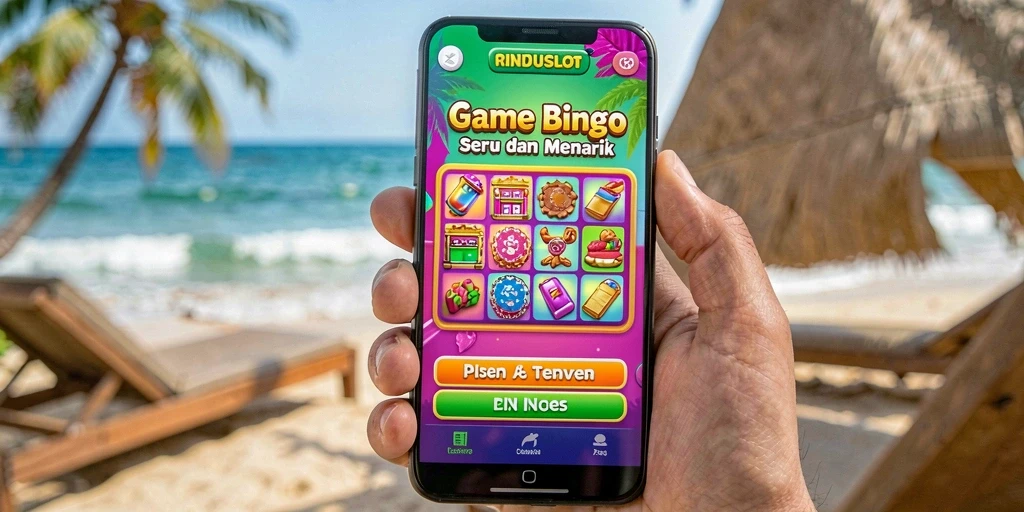 Tampilan gameplay RINDUSLOT yang menarik dan penuh warna.