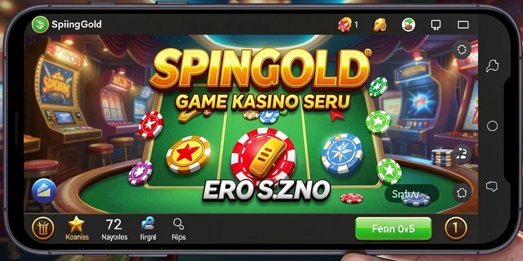 Gameplay menarik SPINGOLD menampilkan berbagai pilihan permainan Kasino.