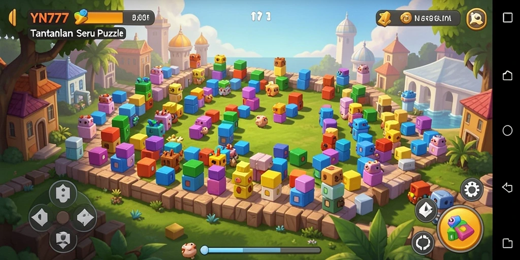 Tampilan gameplay YN777 yang menantang dalam permainan Puzzle.